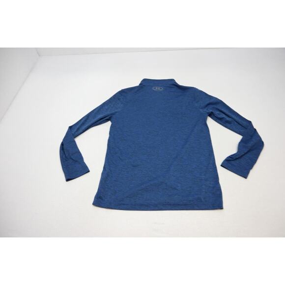 Under Armour 1/4 Zip Jacket Blue HeatGear Light Weight Athletic Mens Size Small - Picture 7 of 7